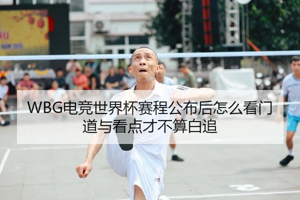 WBG电竞世界杯赛程公布后怎么看门道与看点才不算白追